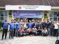 DPC Partai Demokrat Kota Prabumulih Gelar Kegiatan Sosial Donor Darah