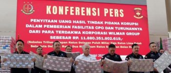 Kejaksaan Agung Sita 11,8 Triliun Kasus Ekspor CPO Wilmar