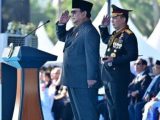 Peringati HUT Bhayangkara ke 79, Presiden Prabowo Pimpin Upacara di Monas