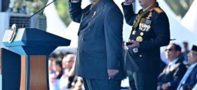 Peringati HUT Bhayangkara ke 79, Presiden Prabowo Pimpin Upacara di Monas