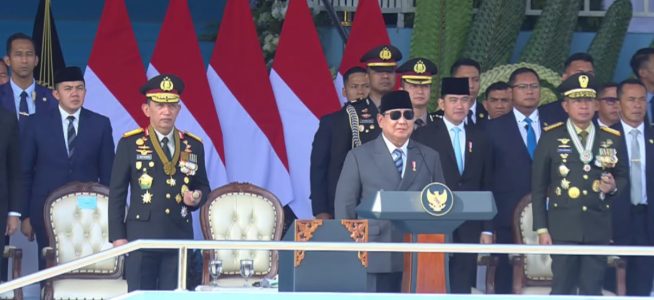 Moment HUT ke-80 Bhayangkara Presiden Prabowo Tekankan Hukum Harus Adil dan Melindungi Semua