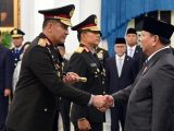 Presiden Prabowo Lantik Suyudi Ario Seto dan Wahyu Hadiningrat Sebagai Kapolri dan Wakapolri
